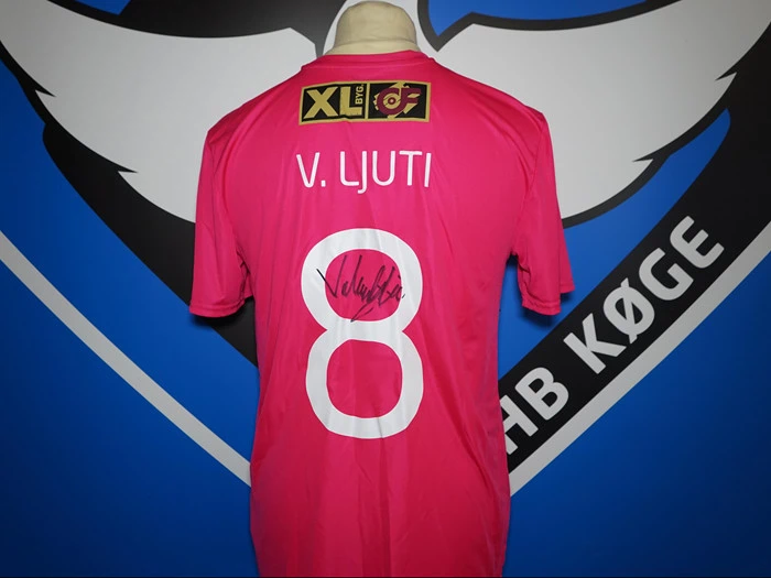 Match worn Kræftens Bekæmpelse-trøje, #8 Valon Ljuti