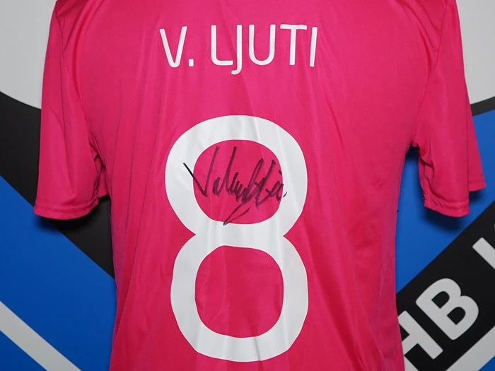 Match worn Kræftens Bekæmpelse-trøje, #8 Valon Ljuti