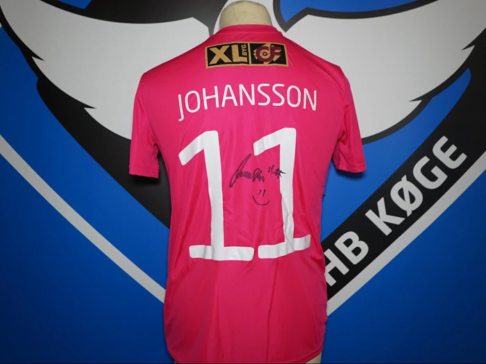 Match worn Kræftens Bekæmpelse-trøje, #11 Jakob Johansson