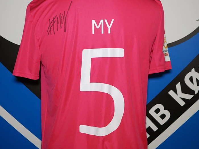 Match worn Kræftens Bekæmpelse-trøje, #5 Amanda My