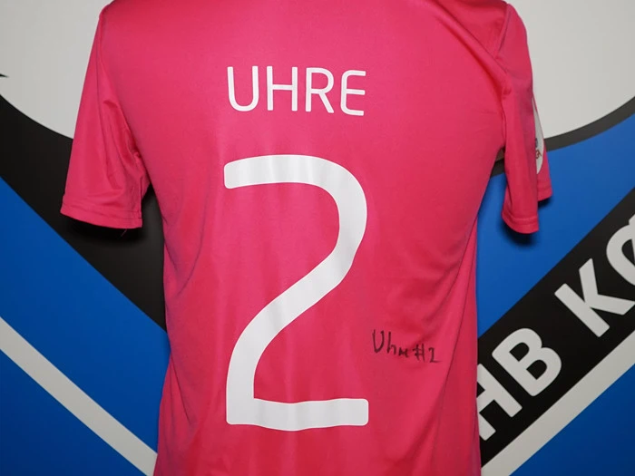Match worn Kræftens Bekæmpelse-trøje, #2 Maria Uhre Nielsen