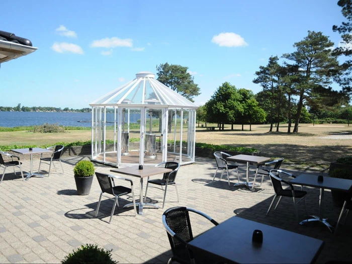 Glamping-ophold på Søgaarden ved Sunds Sø