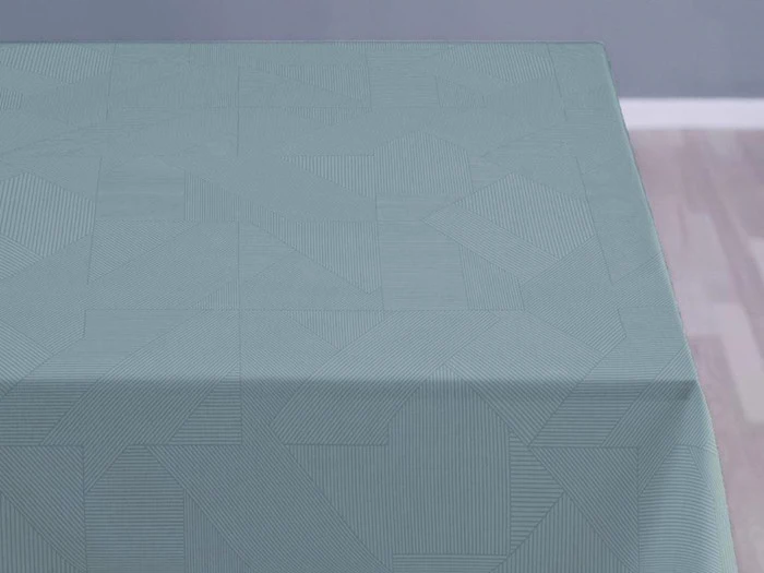 Complex teal Damask Dug fra Södahl - 140 x 270 cm