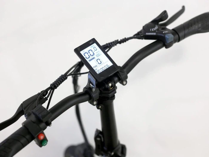 Sort klapsamenlig elcykel fra Nuciga Sport