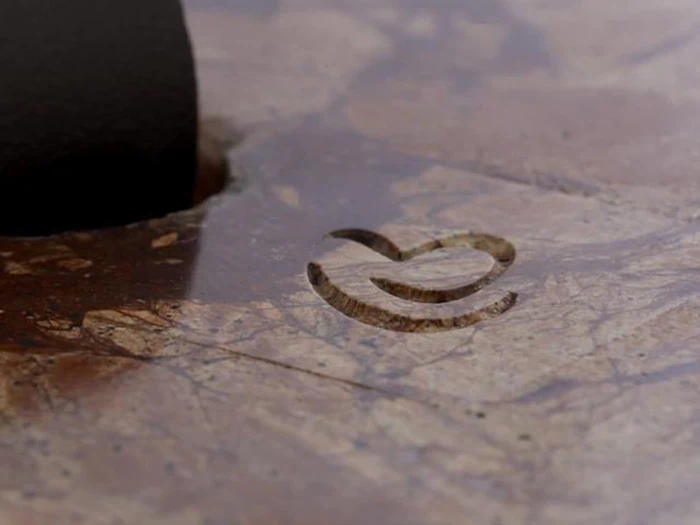 Lene Bjerre, Estille skærebræt, natur/brun, marmor, 27x1