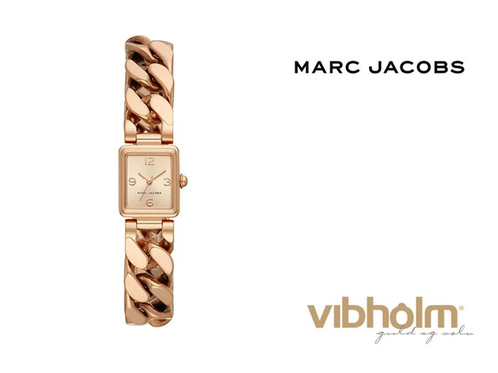 Marc Jacobs – Vic dameur I rosaguldfarvet stål