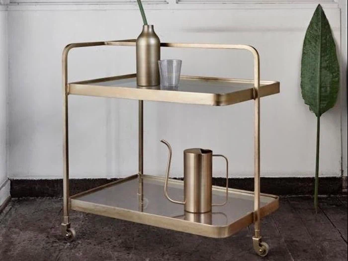 RULLEBORD I MESSING FRA NORDAL (FRI FRAGT)