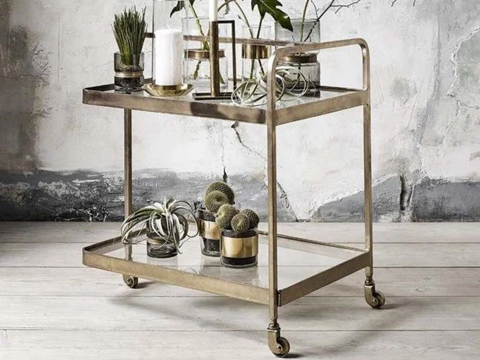 RULLEBORD I MESSING FRA NORDAL (FRI FRAGT)