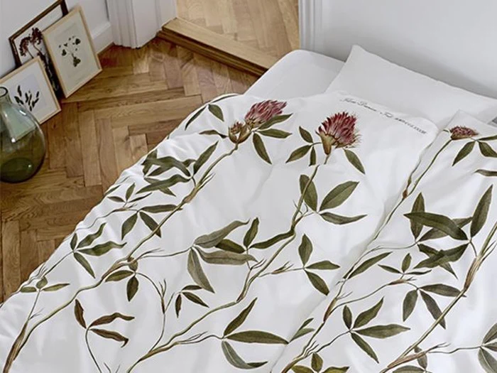 Södahl Sengesæt med Flora Danica motiv Kløver, 140x220 cm (2 sæt)