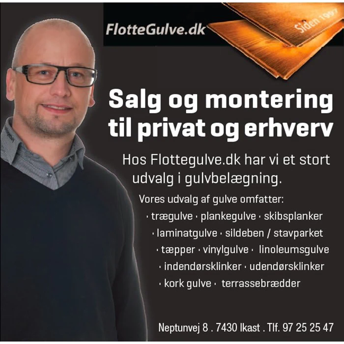 Gavekort på 1000 kr. til Flottegulve.dk