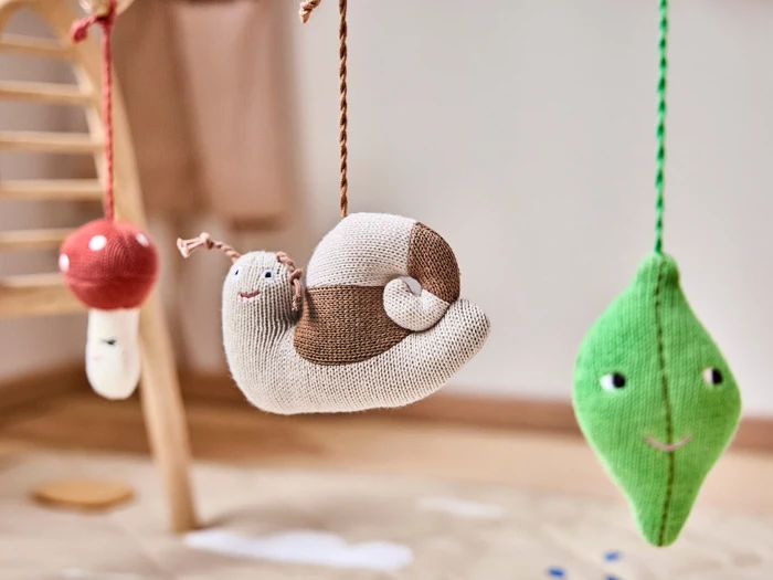 OYOY, Mine, Forest, Legetøj, Grøn, Natur, Rød, 100% Bomuld, L:13,5 x B:4,5 x H:9 cm