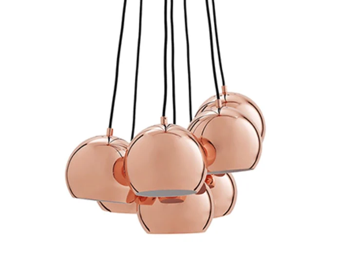Frandsen Ball multi pendel kobber fra Massive Stock