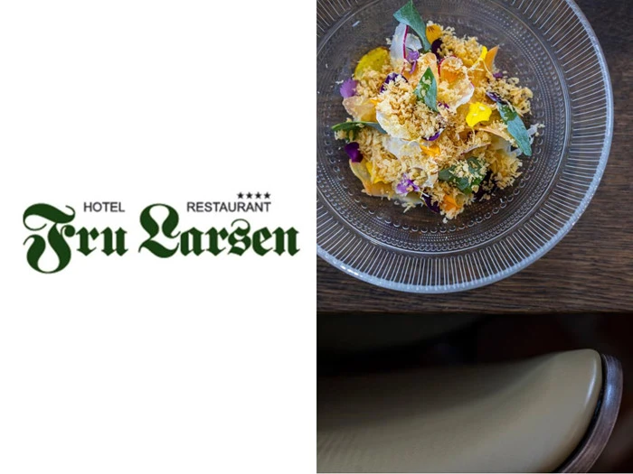 6-retters Gourmet ophold på Fru Larsen Hotel & Restaurant 