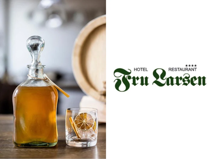 6-retters Gourmet ophold på Fru Larsen Hotel & Restaurant 