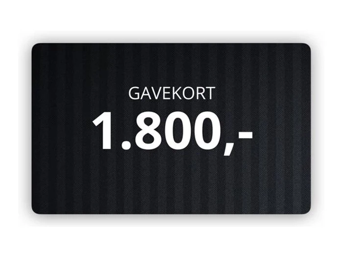 Byd på Gavekort a 1.800,- til Brunø Tøj på