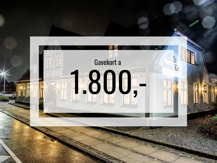 Ophold for 2 personer på Bredal Kro