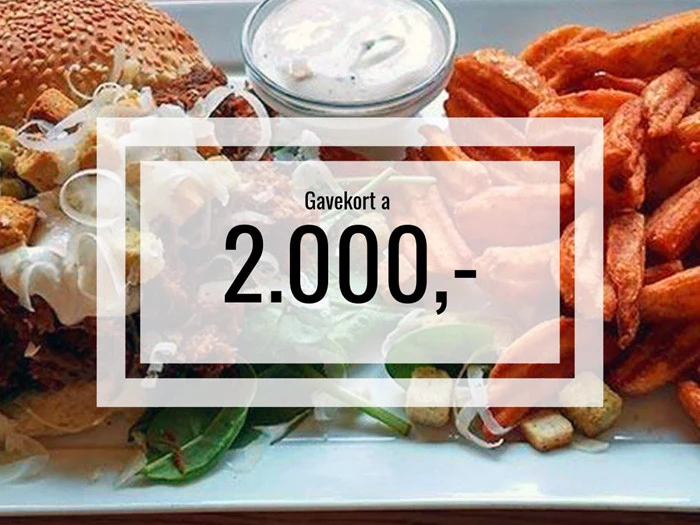 Gavekort på kr. 2.000 til Jerry’s Restaurant og Bryghus i Frederikshavn