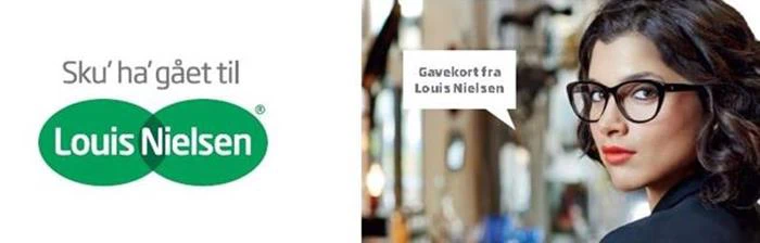 Gavekort til nye briller hos Louis Nielsen