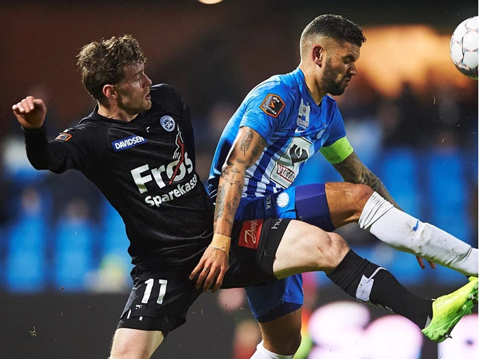 Johan Absalonsen's match worn-trøje fra SønderjyskE's 2016-17-sæson