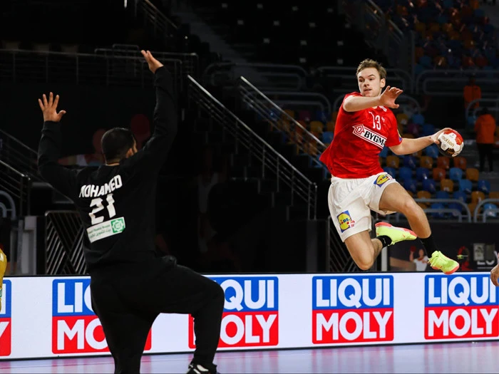 MATHIAS GIDSEL - MATCHWORN SKO FRA HANS FØRSTE VM-SLUTRUNDE (EGYPTEN 2021)