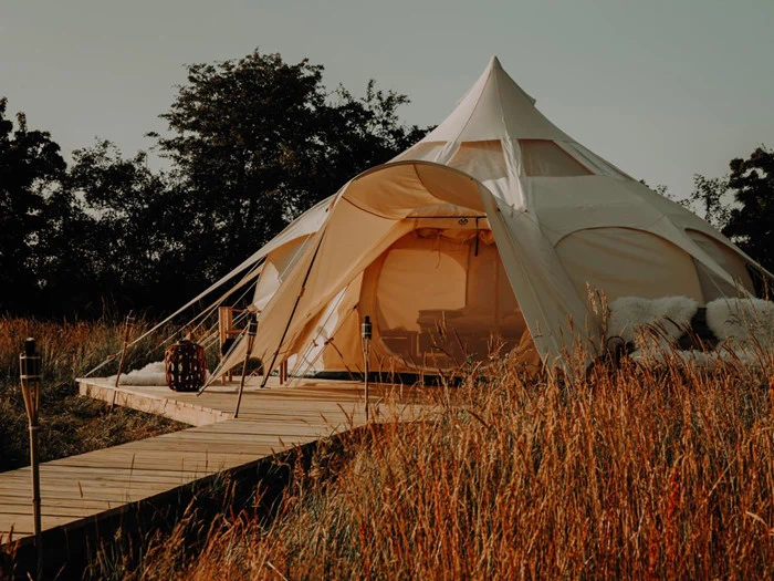 Glamping i Luxury Suite på Thorséng Nature Resort 