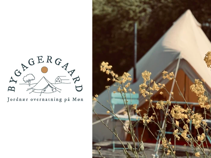 Glamping i Jordnær suite hos Bygagergaard på Møn