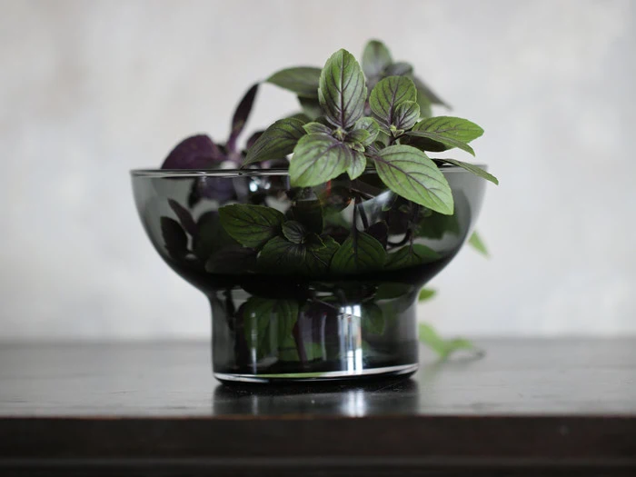 2 stk. Glass bowl no. 50 I mundblæst glas fra Ro Collection - Smoked grey