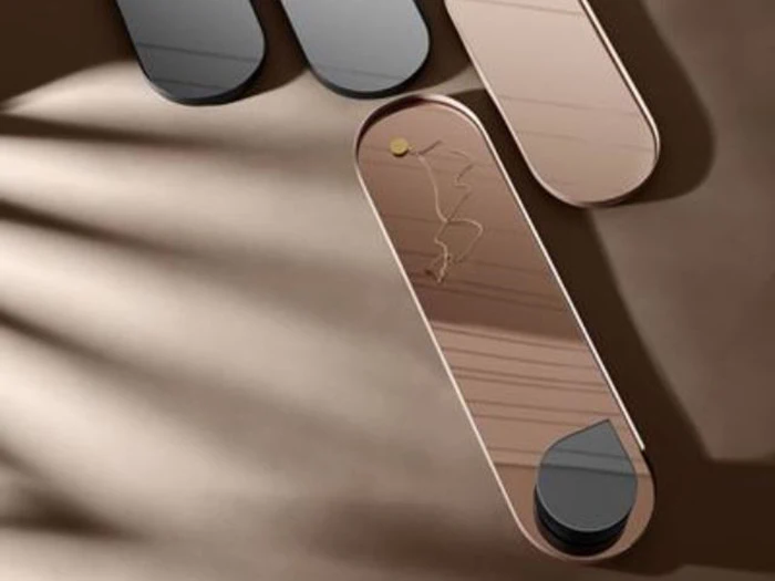 MARGO spejlbakke i rosa fra AYTM - L: 46 cm