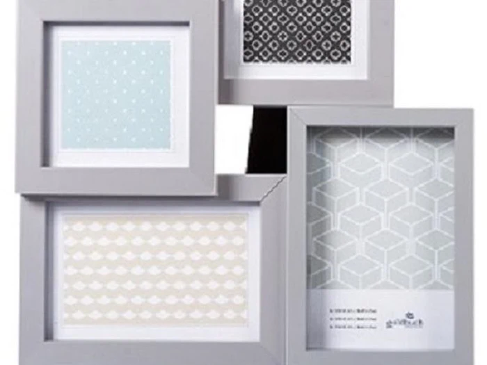 3 Fantastisk flotte og smarte billedrammer til 4 billeder fra Goldbuch