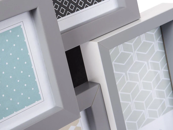 3 Fantastisk flotte og smarte billedrammer til 4 billeder fra Goldbuch