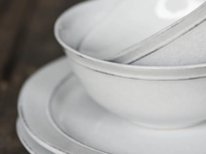 12 stk. Grey Dunes middagstallerkener i stentøj fra Ib Laursen