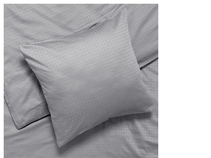 Juna Sengetøj Cube til dobbeltdyne - grå  200 x 220