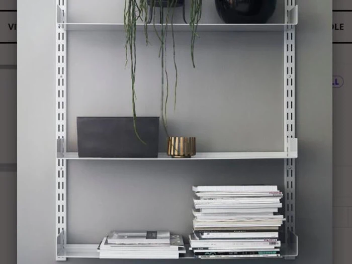 House Doctor, Fari, Vægreol, Grå, Stål, B: 90 x H: 100 x D: 30 cm