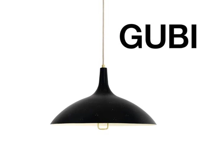 GUBI A1965 Pendant i Soft Black Semi Matt