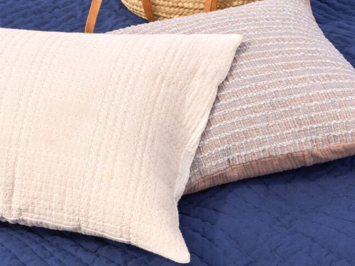 Hübsch, Haikei, Pude, Lysegrå, Bomuld, B:50 x L:80cm