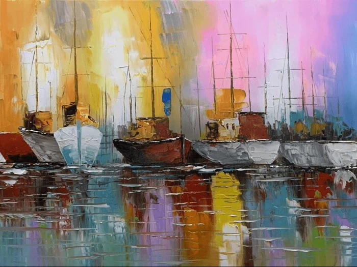 Maleri - Harbor fra MyNewArt