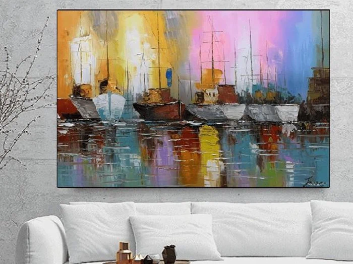 Maleri - Harbor fra MyNewArt