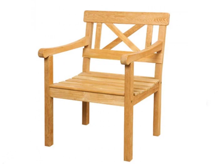 4 stk. Blokhus havestol i teak