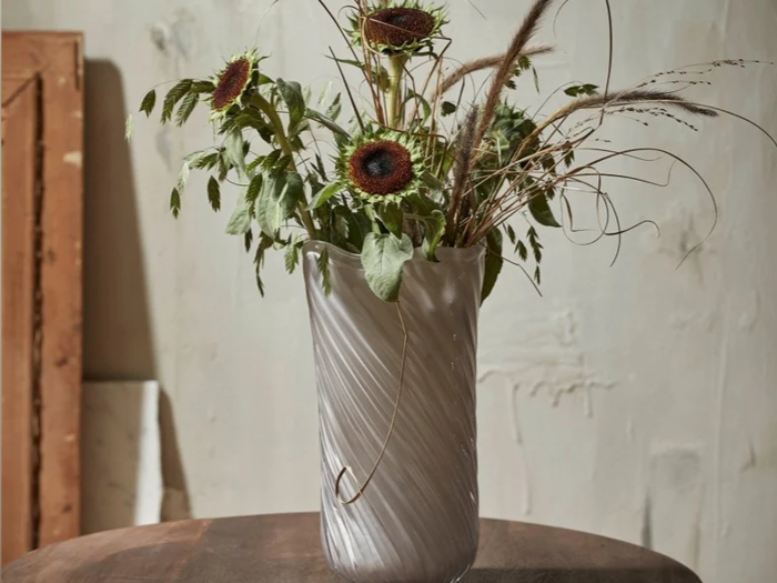 Nordal, HELLE, Vase, Råhvid, Glas, H:30 x B:18,5 cm