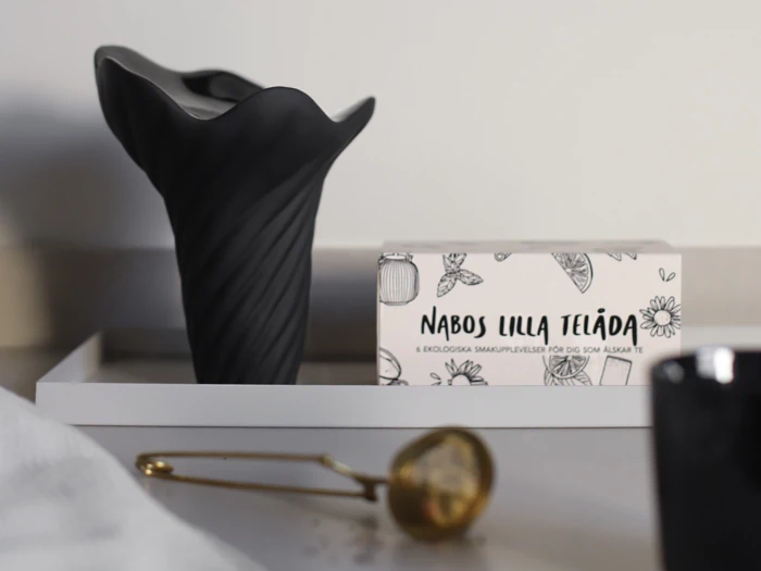 Cooee Design, Fungi, Skulptur, Sort, Keramik, H:18 x Dia:15 cm