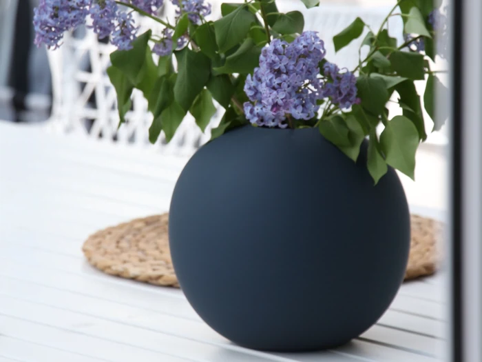 Cooee Design, Ball, Vase, Midnight Blue, Keramik, H:20 x Dia:20 cm