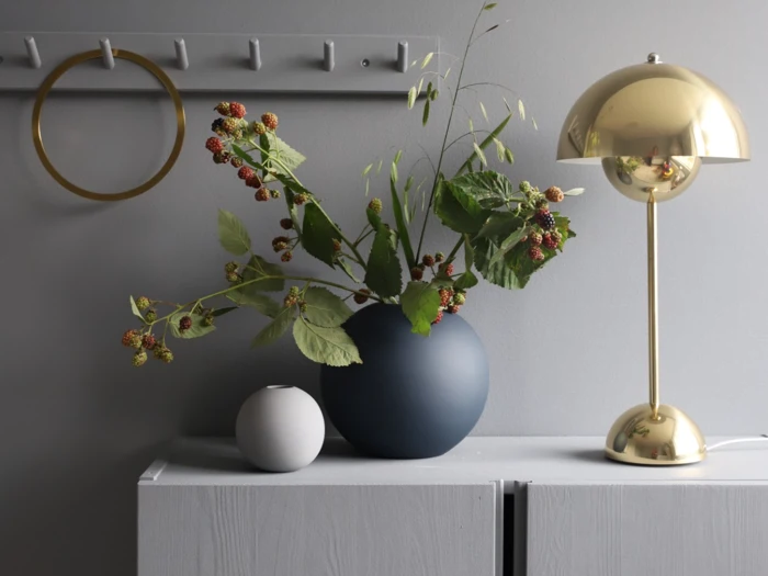 Cooee Design, Ball, Vase, Midnight Blue, Keramik, H:20 x Dia:20 cm