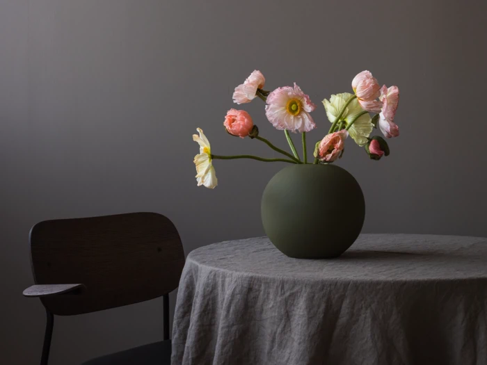 Cooee Design, Ball, Vase, Olive, Keramik, H:20 x Dia:20 cm