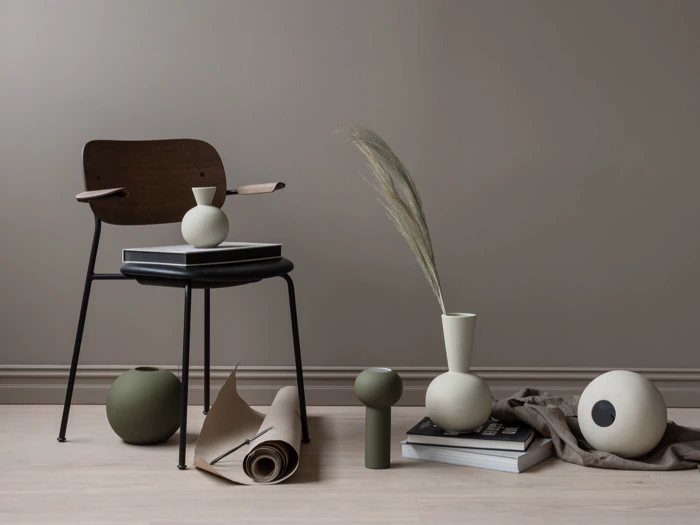 Cooee Design, Ball, Vase, Olive, Keramik, H:20 x Dia:20 cm