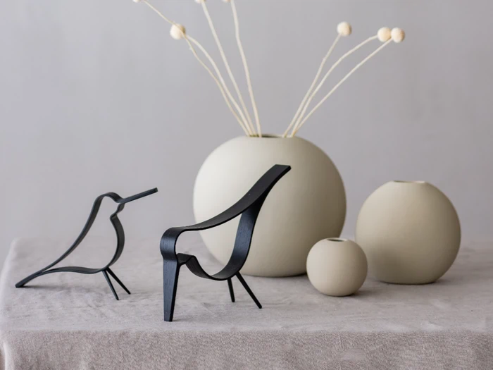 Cooee Design, Pastille, Vase, Shell, Keramik, L:15 × B:4 × H:14 cm