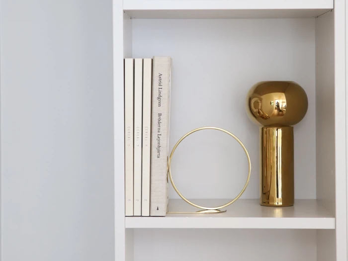 Cooee Design, Pillar, Vase, Gold, Keramik, H:24 x Dia:12 cm