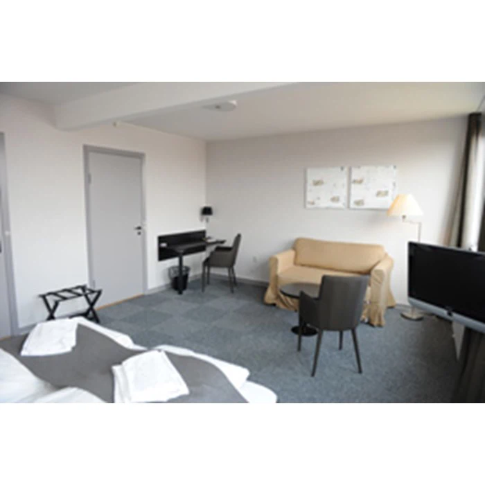 Overnatning for 2 personer i stort dobbeltværelse på Hotel Vojens