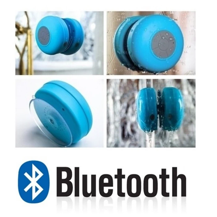 MINI TRANSPORTABEL VANDTÆT BLUETOOTH HØJTALER MED SUGEKOP