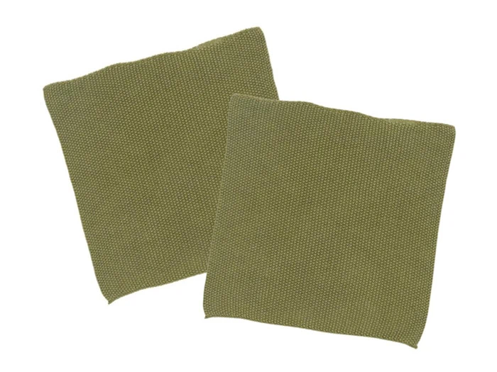 Ib Laursen, Mynte karklud, bomuld, grøn - 25x25