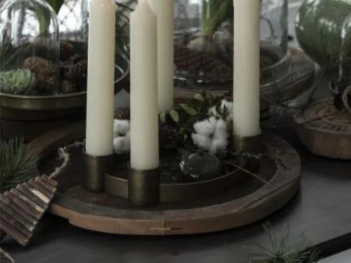 Ib Laursen, Unika bakke m/lille kant, træ - Ø40 cm